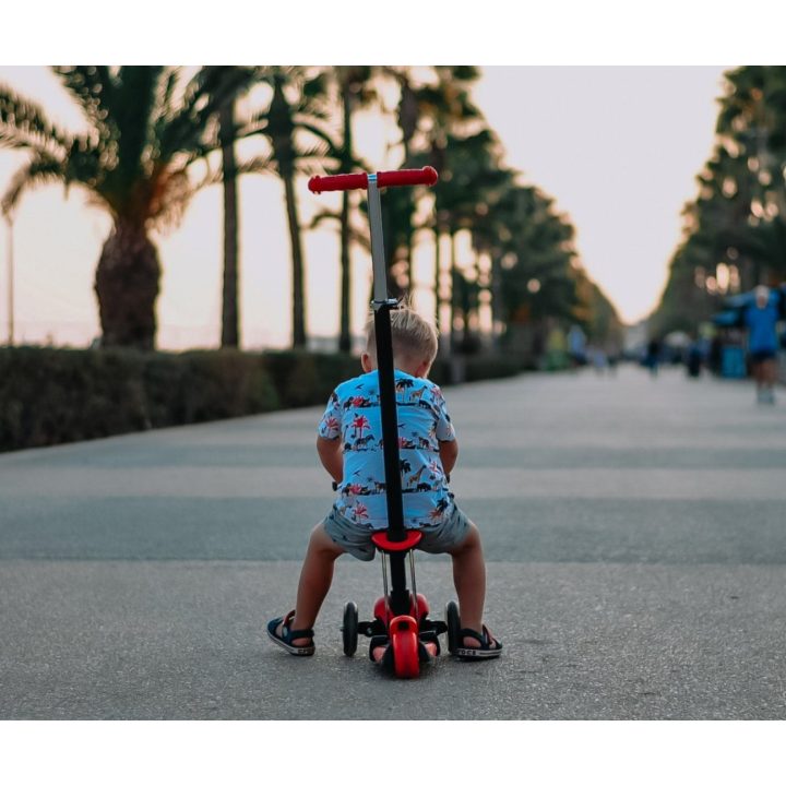Paspirtukas SCOOTER Mažoji žvaigždutė raudonas