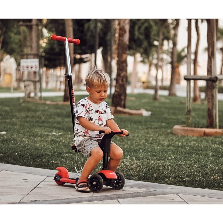 Paspirtukas SCOOTER Mažoji žvaigždutė raudonas