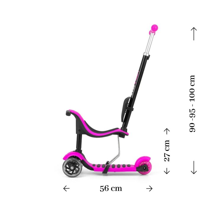 Paspirtukas SCOOTER Little Star rožinis