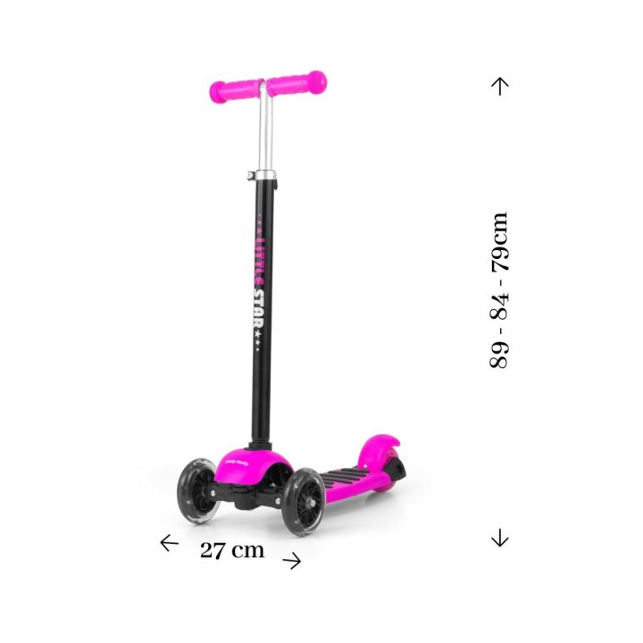 Paspirtukas SCOOTER Little Star rožinis
