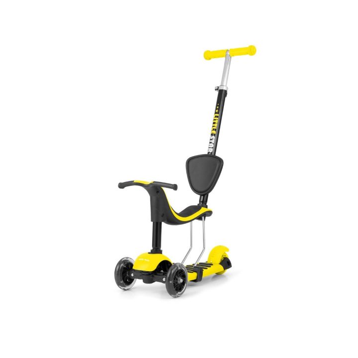 Paspirtukas SCOOTER Little Star geltonas