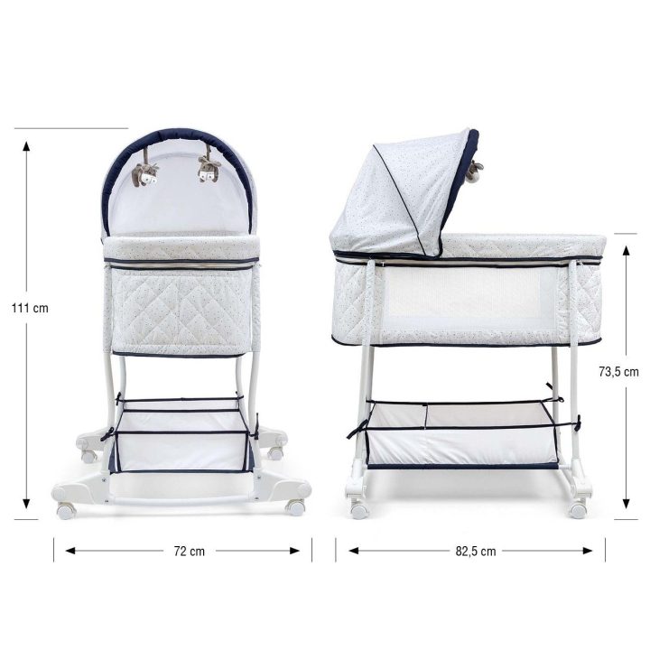 Moderni ir daugiafunkcinė Dream On 2in1 lovytė nuo Milly Mally