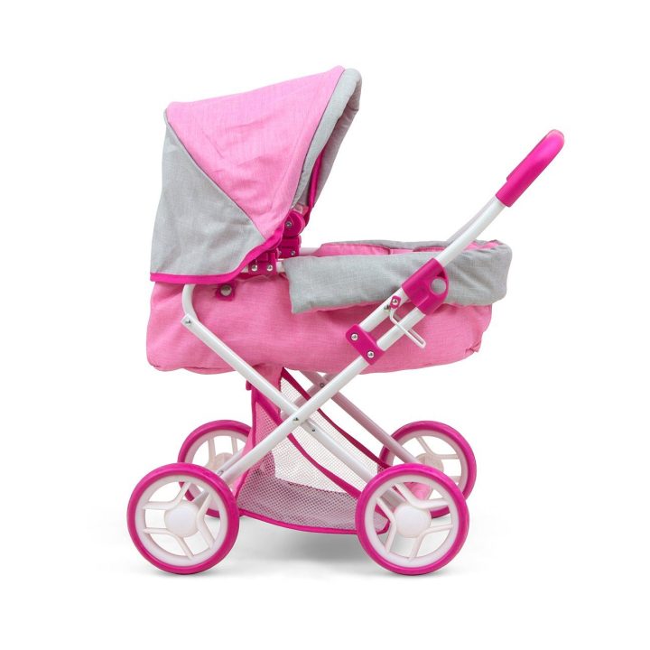 Lėlių vežimėlis Alice Prestige Pink“