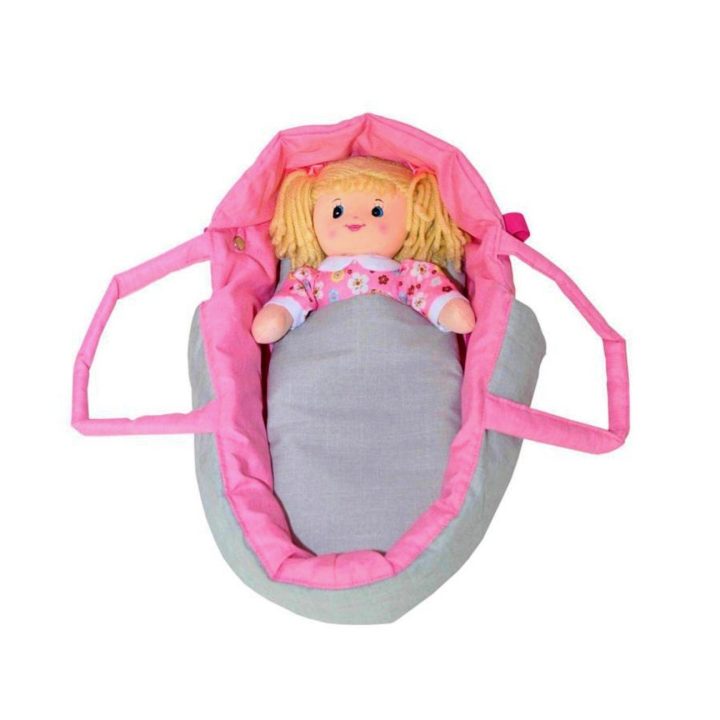 Lėlių vežimėlis Alice Prestige Pink“