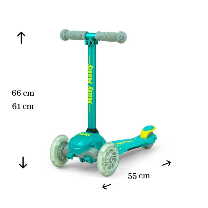 Paspirtukas SCOOTER Zapp mėtos spalvos