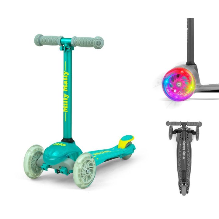 Paspirtukas SCOOTER Zapp mėtos spalvos