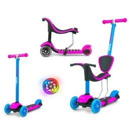Elektrinis paspirtukas SCOOTER Little Star Rožinė-Mėlynas