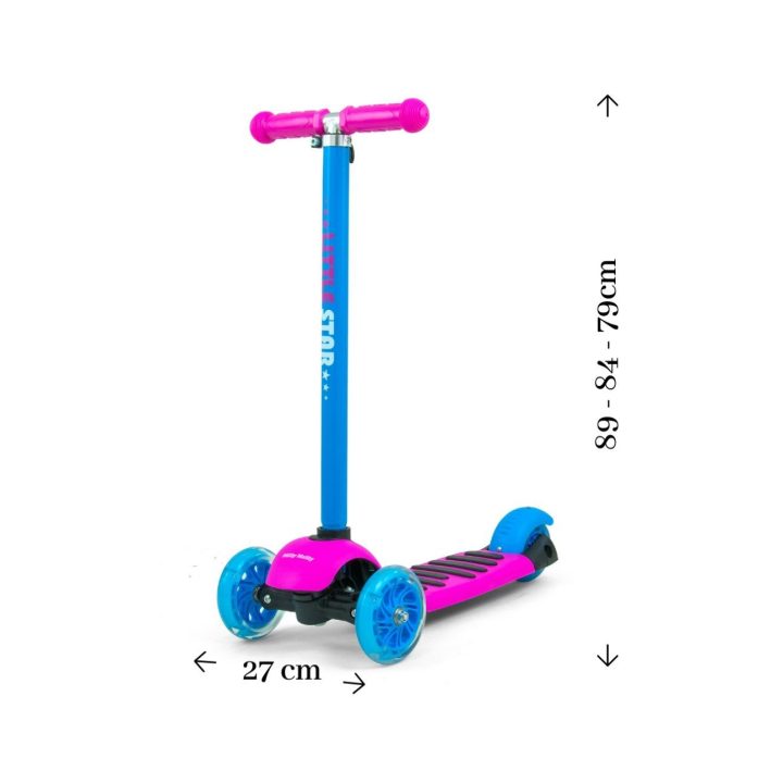 Elektrinis paspirtukas SCOOTER Little Star Rožinė-Mėlynas