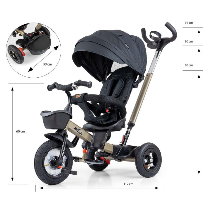 5249 Vaikiškas triratis Movi gold 5w1