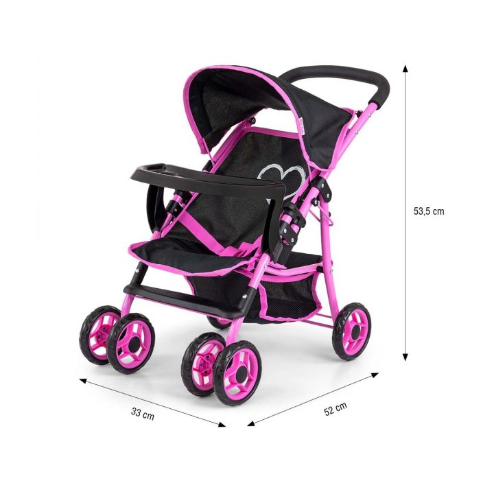 Lėlių vežimėlis Kate Prestige Black