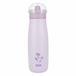 225329 Nerūdijančio plieno puodelis 500 ml Mini vaikams nuo 12 mėn. su gėlyte