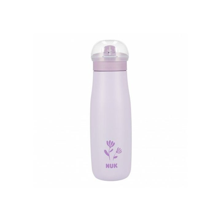 225329 Nerūdijančio plieno puodelis 500 ml Mini vaikams nuo 12 mėn. su gėlyte