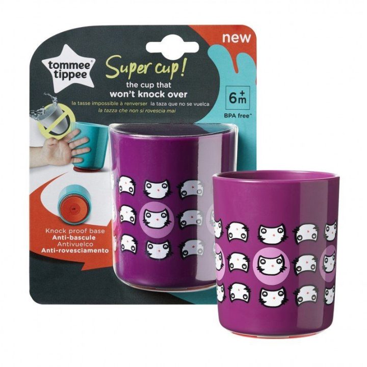 Puodelis SUPER CUP 190 ml 6+ violetinės