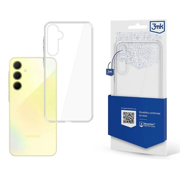 skaidrus dėklas Samsung Galaxy A35 5G telefonui – skaidrus