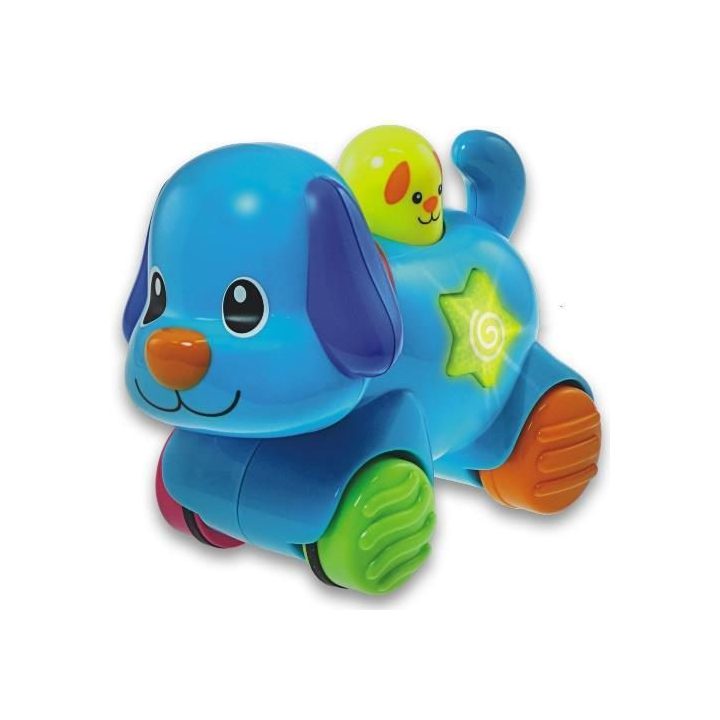 Žaislai su žvėreliais ant ratukų Šuo