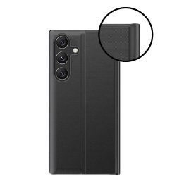 Dėklas su atverčiamu dangteliu ir stovu Samsung Galaxy A35“ – juodas