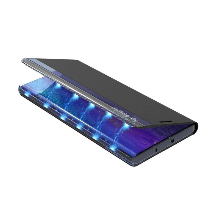 Dėklas su atverčiamu dangteliu ir stovu Samsung Galaxy A35“ – juodas
