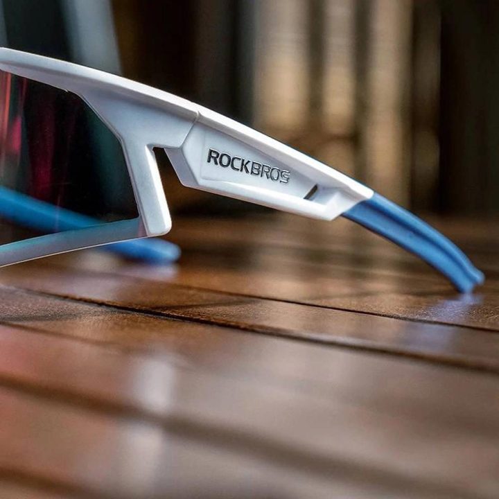 Rockbros SP297 poliarizuojantys dviračių akiniai – balti