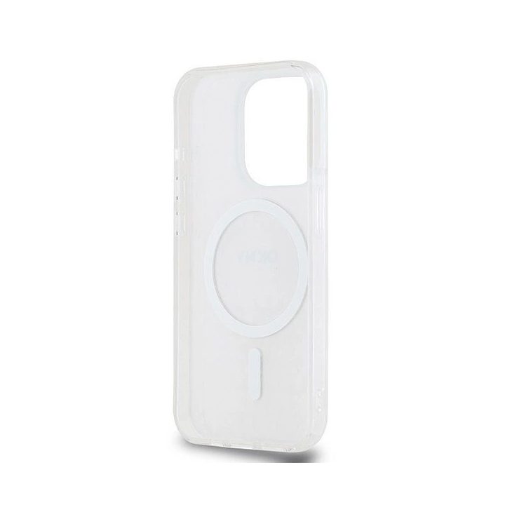 DKNY IML mono ir Dryžuotasis MagSafe“ dėklas iPhone 14 Pro“ – rausvas