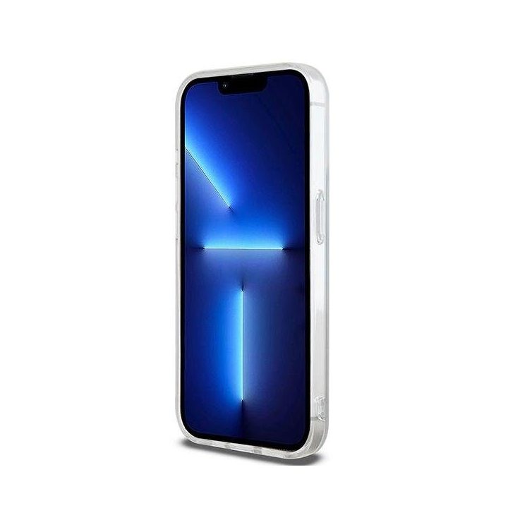 DKNY IML Mono & Stripe MagSafe dėkliukas iPhone 15 Pro Max“ - smėlinis