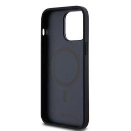 DKNY odinis su metaliniu logotipu MagSafe dėklas iPhone 14 Pro“ – juodas