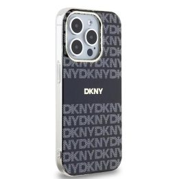DKNY IML Mono & Stripe MagSafe dėklas iPhone 15 Pro Max“ - juodas