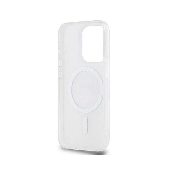 DKNY IML Mono & Stripe MagSafe dėklas iPhone 15 Pro Max“ – rožinis