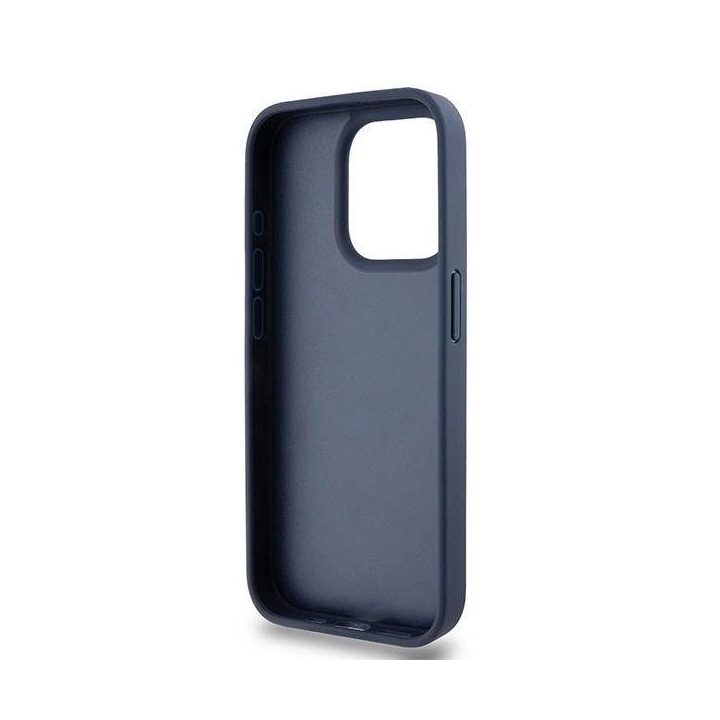 DKNY odinis vienspalvis Mono Stripe & Metal Logo“ dėklas iPhone 15 Pro“ – mėlynas