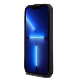 DKNY odinis dėklas su Mono Stripe & Metal Logo logotipu iPhone 15 Pro“ – juoda