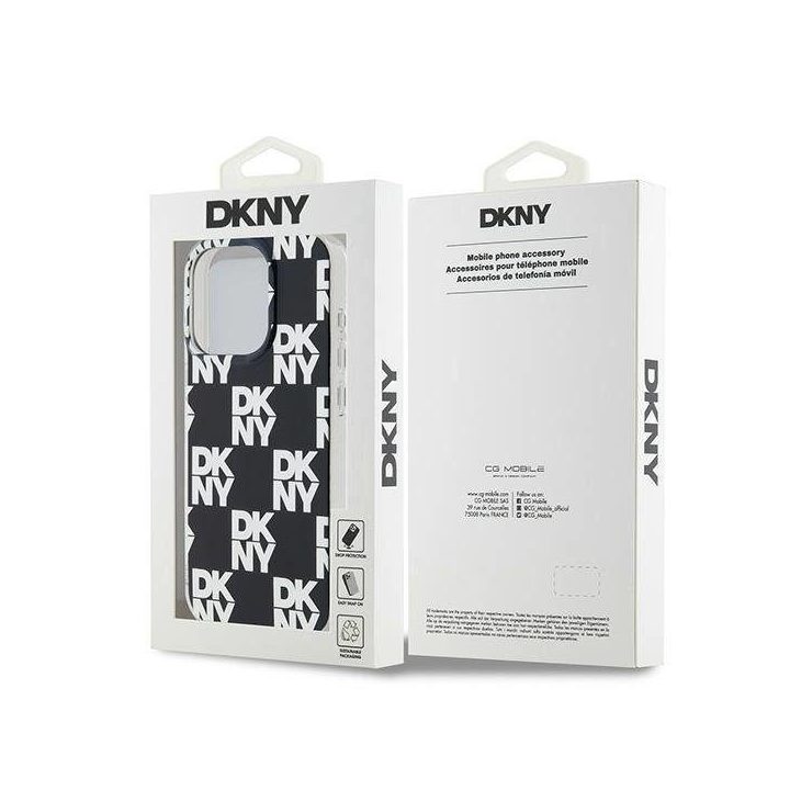DKNY IML languotas vienspalvis dėklas iPhone 15 Pro Max“ – juodas