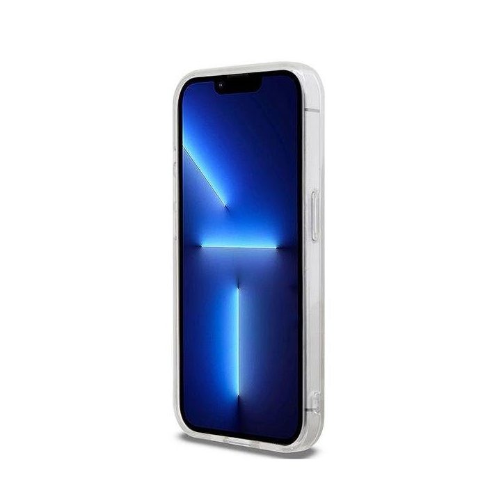 DKNY IML languotas mono raštas ir spausdintų juostų MagSafe“ dėklas iPhone 14 Pro“ – smėlinis
