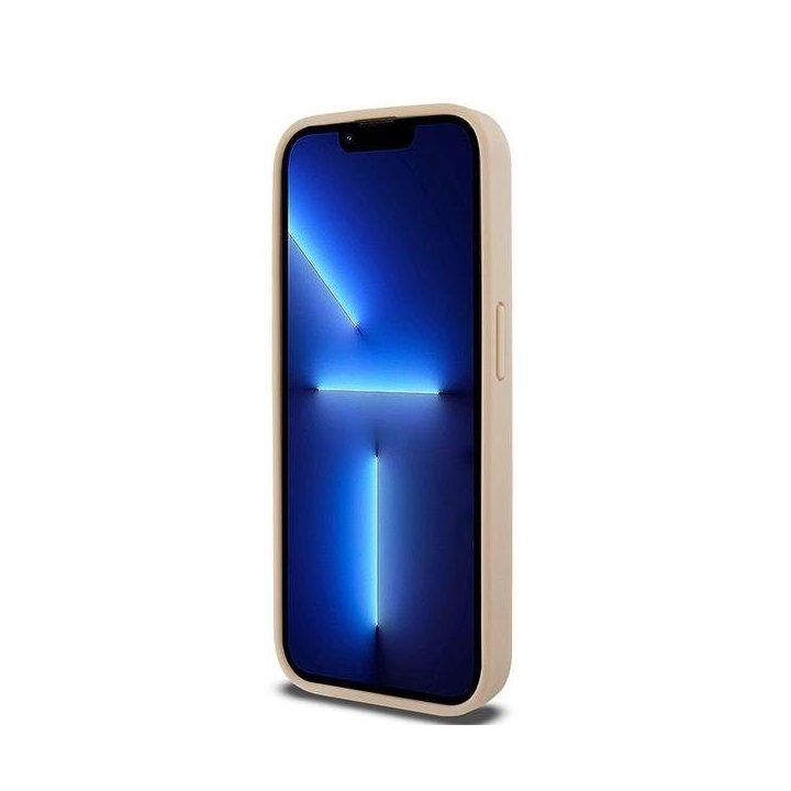 DKNY“ odinis languotas raštas su spausdintomis juostelėmis dėklas iPhone 15 Pro Max“ – rožinis