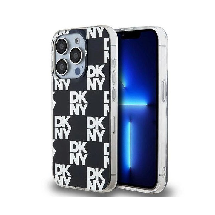 DKNY IML languotas vienspalvis dėklas iPhone 15 Pro“ – juodas