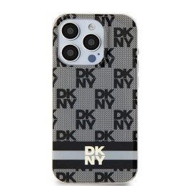 DKNY IML languotas mono raštas ir spausdintos juostos MagSafe dėklas iPhone 15/14/13“ juodas