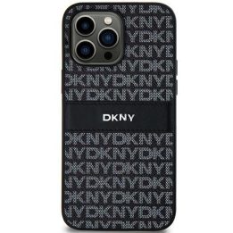 DKNY odinis dėklas su metaline juostele ir logotipu Samsung Galaxy S24+“ – juodas