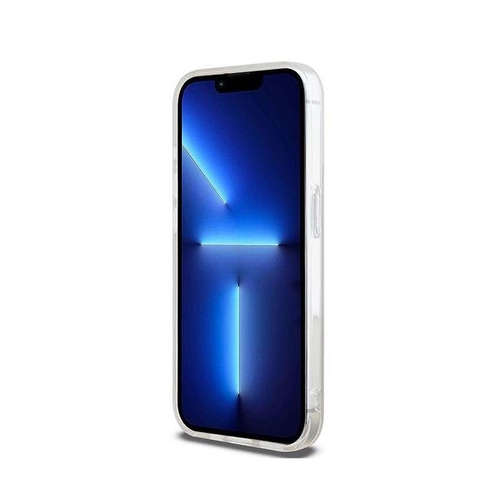 DKNY IML Mono ir Stripe MagSafe dėklas iPhone 15 Pro“ - rožinis