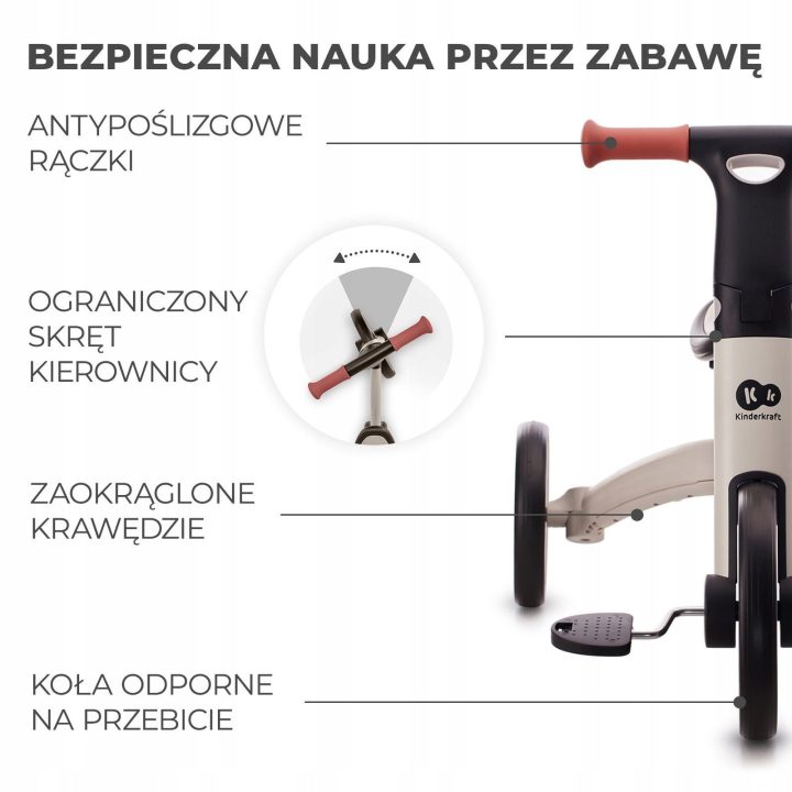 sidabrinės pilkos spalvos triratukas