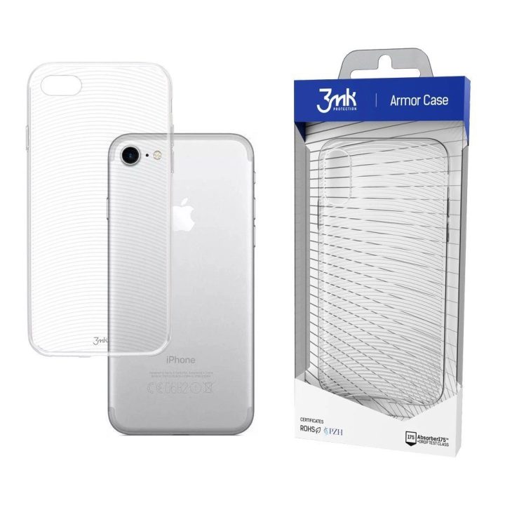 dėklas iPhone 7 / 8 - skaidrus