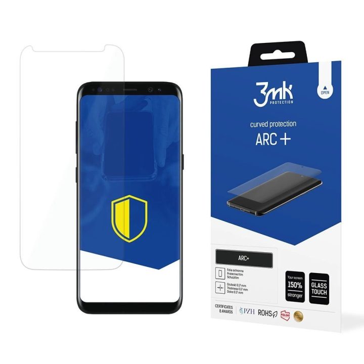 Apsauga lenktam ekranui Samsung Galaxy S8