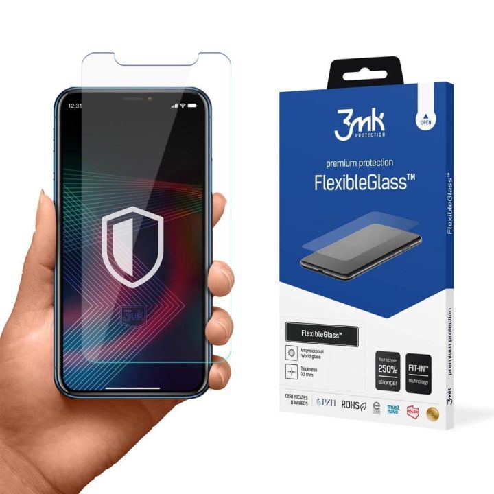 hibridinis stiklas iPhone XR“