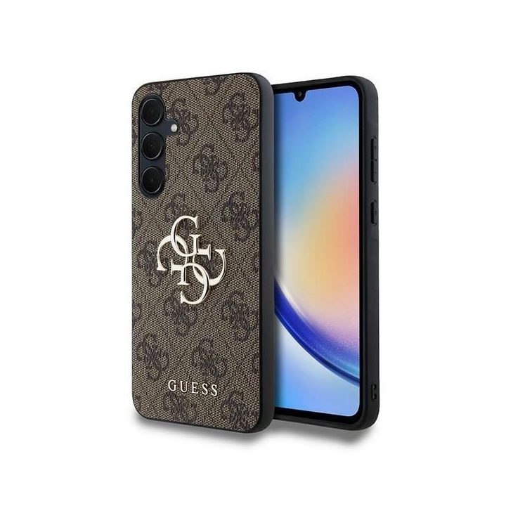 Samsung Galaxy A35“ dėklas su logotipu – rudas