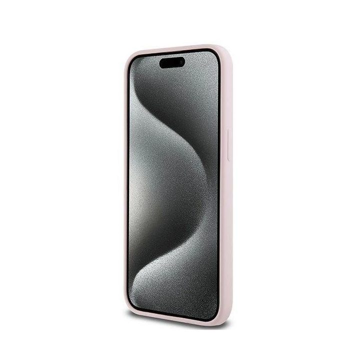 iPhone 15 Pro Max“ dėklas – rausvos spalvos