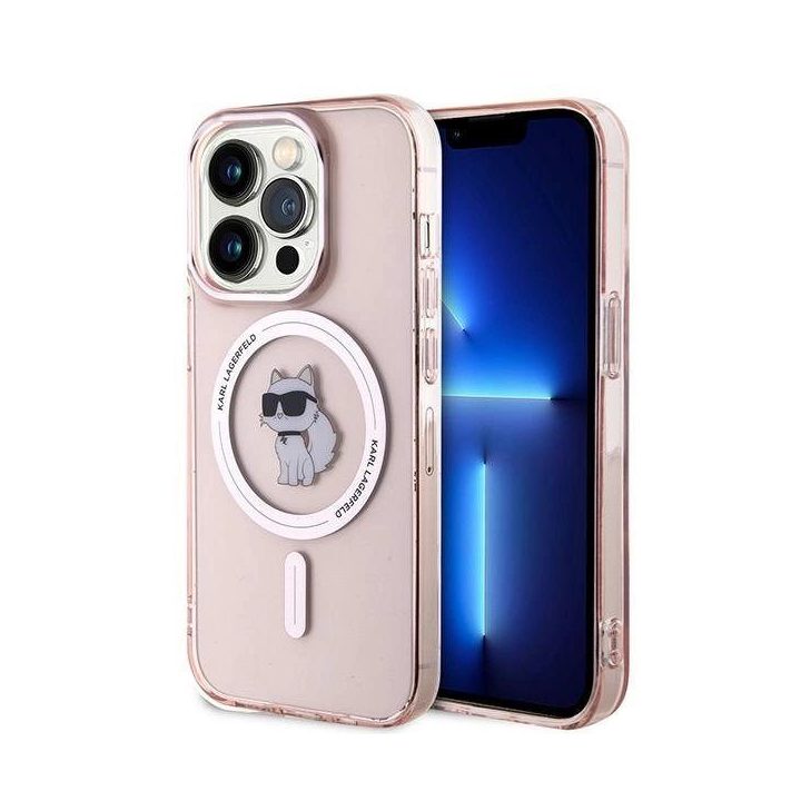 iPhone 14 Pro Max“ dėklas – rausvos spalvos