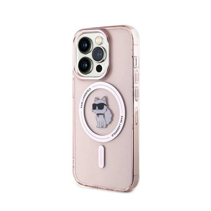 iPhone 14 Pro Max“ dėklas – rausvos spalvos
