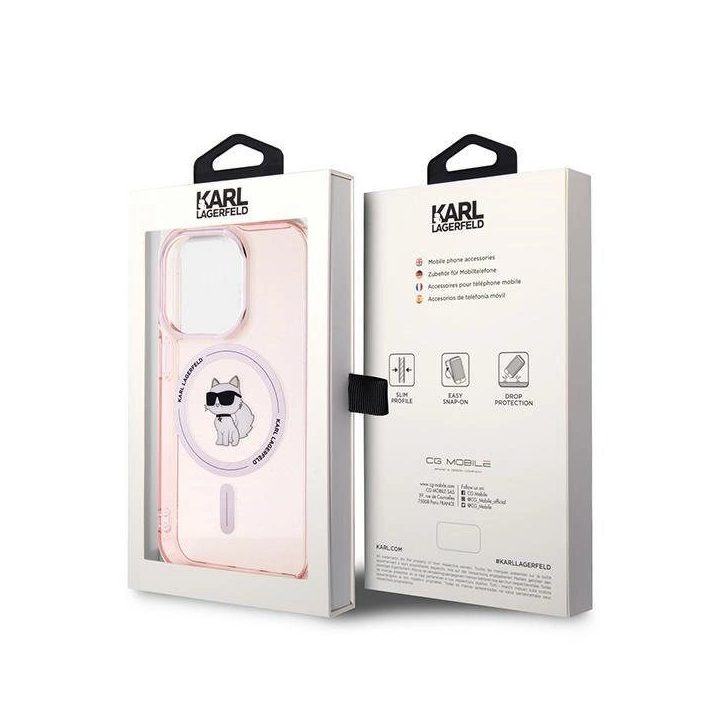 iPhone 14 Pro Max“ dėklas – rausvos spalvos