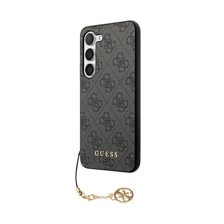 Guess 4G Charms Collection dėklas Samsung Galaxy A35 - juodas