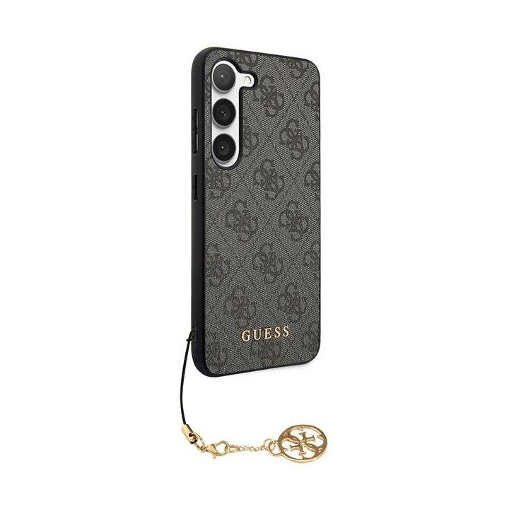 Guess 4G Charms Collection dėklas Samsung Galaxy A35 - juodas