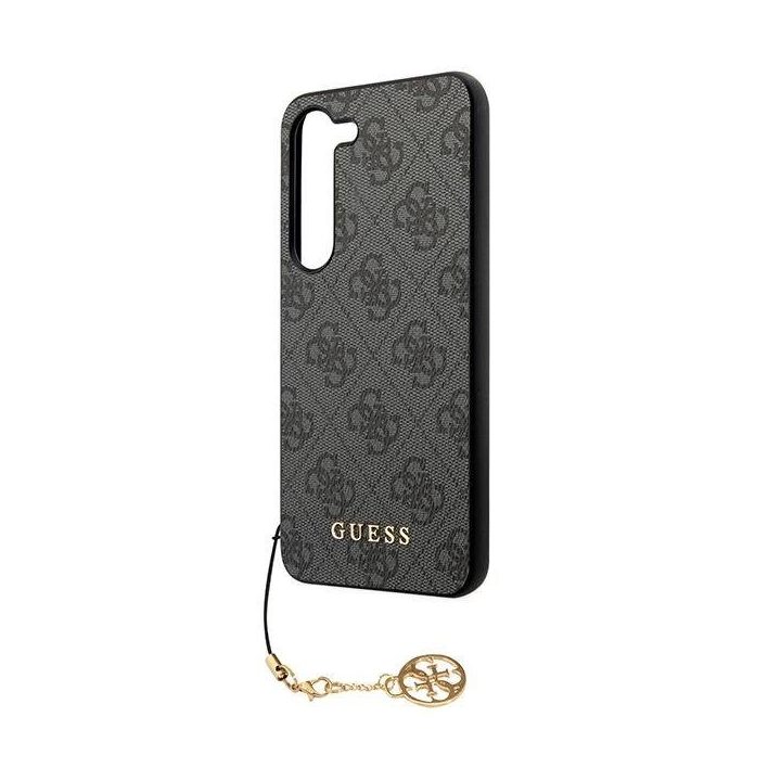 Guess 4G Charms Collection dėklas Samsung Galaxy A35 - juodas