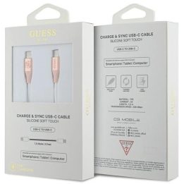 USB C laidas 1,5 m Greitas krovimas - rožinis