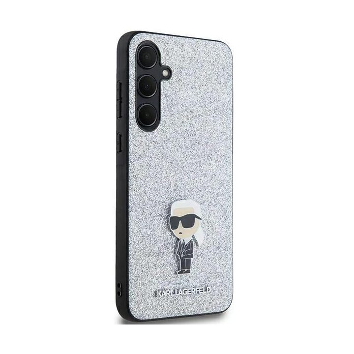 dėklas Samsung Galaxy A35 modeliui - sidabrinis